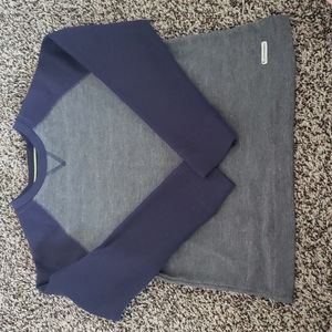 Kids l/s waffle shirt size S/8